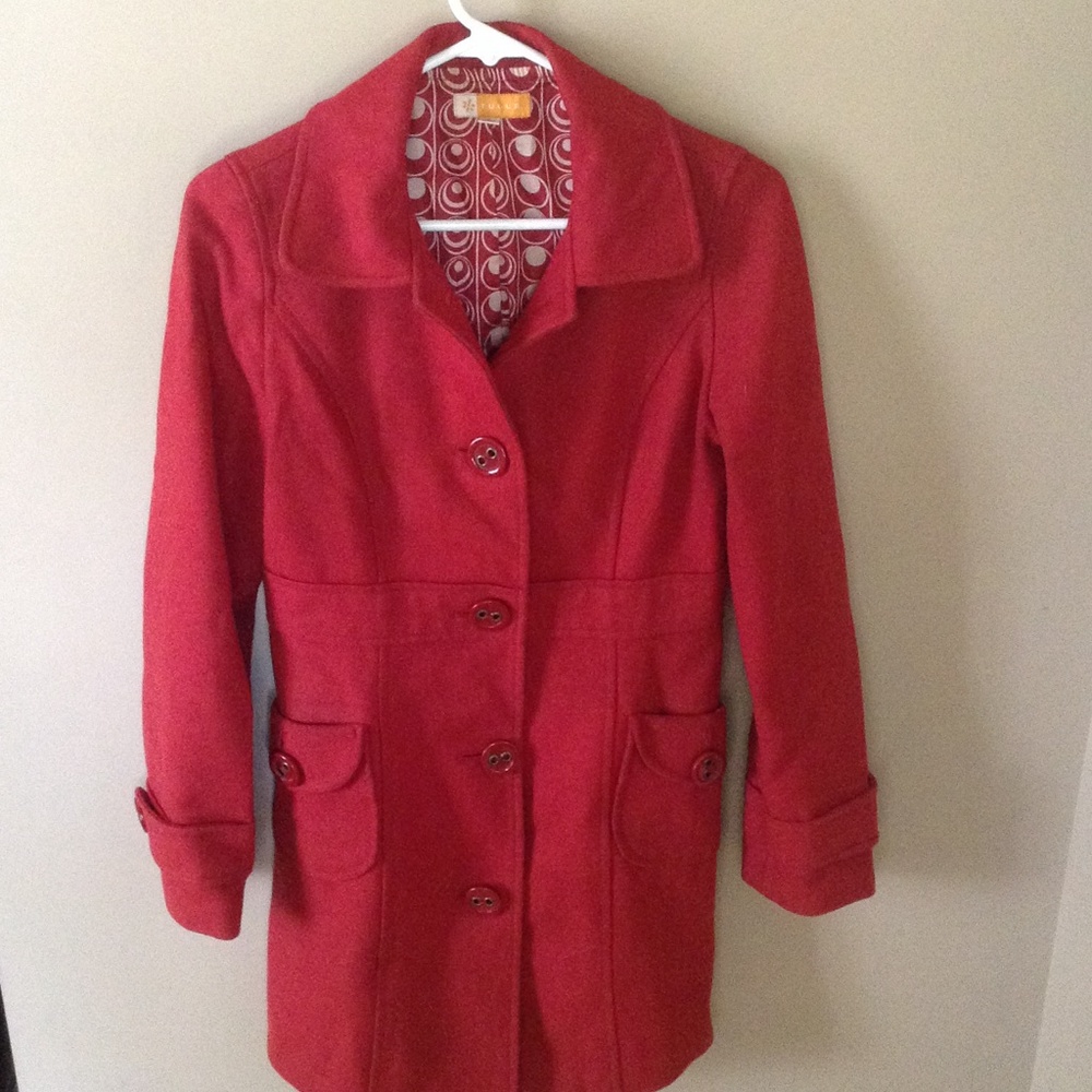 COPY - Tulle Red Coat